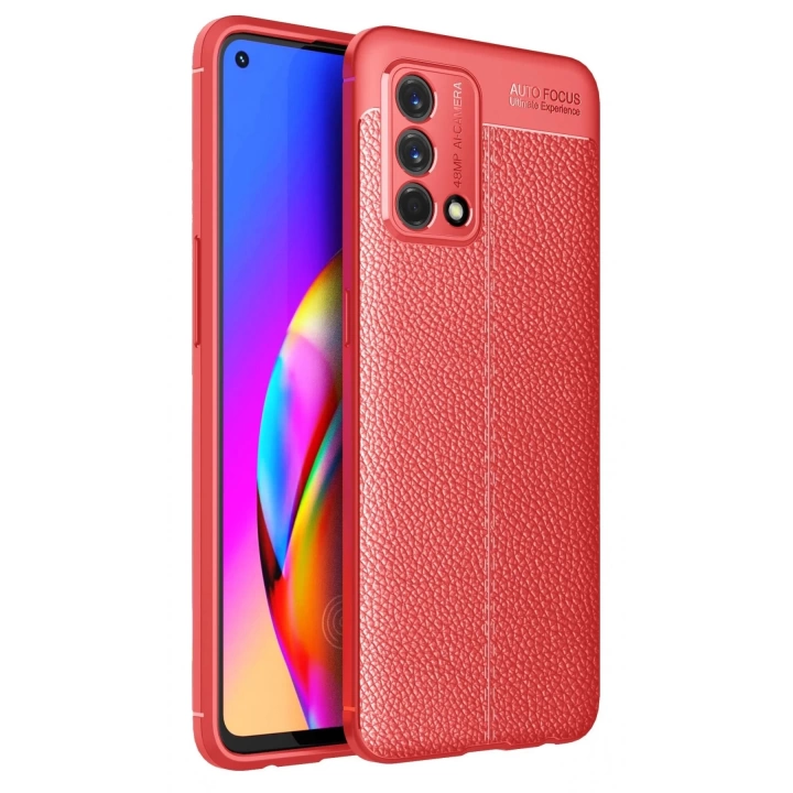 BFS  Oppo A74 4G Kılıf Auto Focus Kapak - Kırmızı