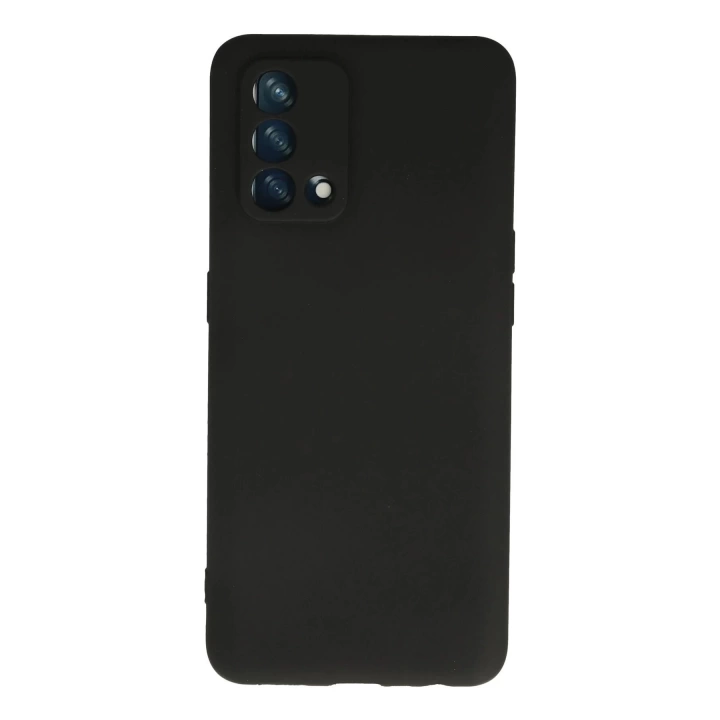 BFS Oppo A74 4G Kılıf First Silikon - Siyah