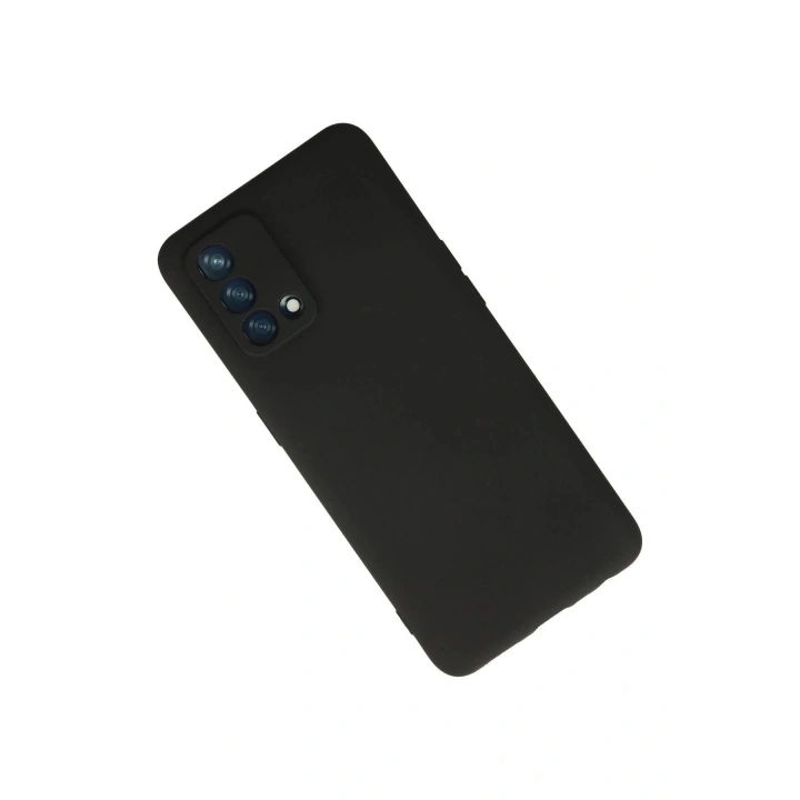 BFS Oppo A74 4G Kılıf First Silikon - Siyah