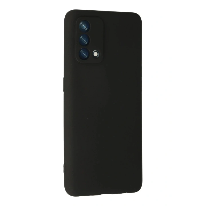BFS Oppo A74 4G Kılıf First Silikon - Siyah