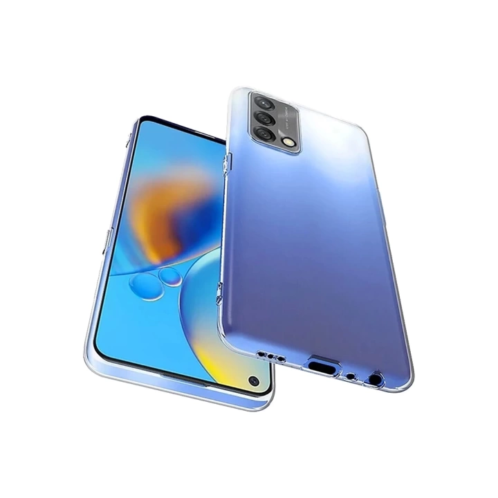 BFS  Oppo A74 4G Kılıf Lüx Şeffaf Silikon