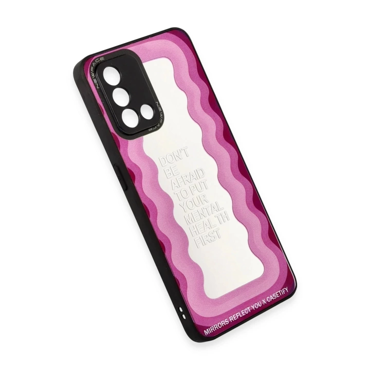 BFS  Oppo A74 4G Kılıf Mirror Desenli Kapak - Mirror - 11