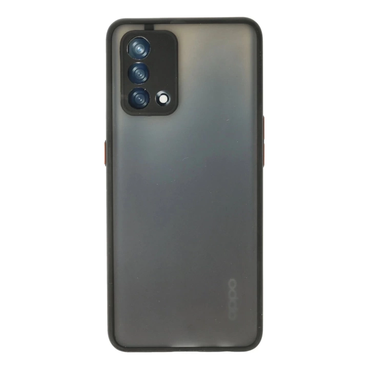 BFS  Oppo A74 4G Kılıf Montreal Silikon Kapak - Siyah