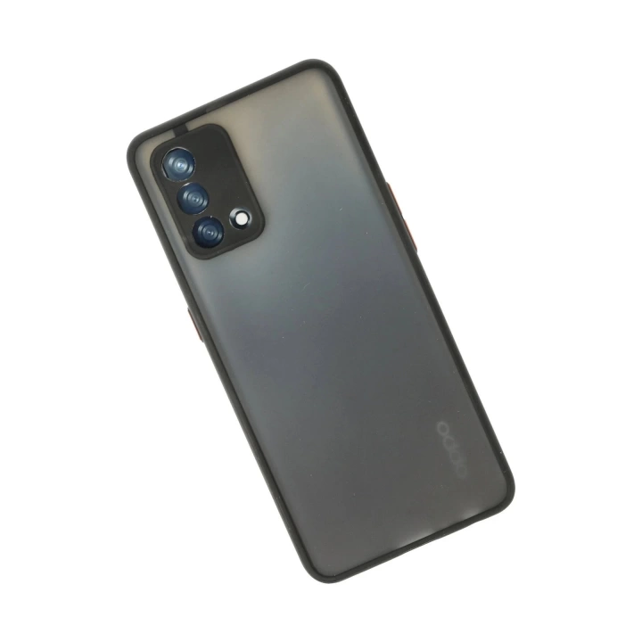 BFS  Oppo A74 4G Kılıf Montreal Silikon Kapak - Siyah