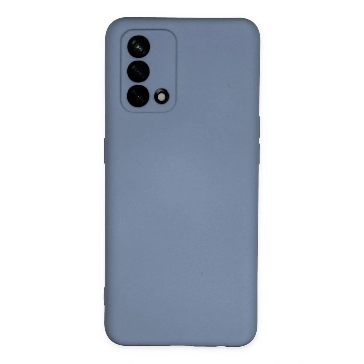 BFS Oppo A74 4G Kılıf Nano içi Kadife Silikon - Gri