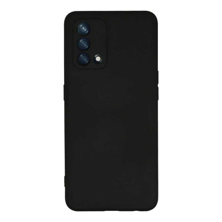 BFS  Oppo A74 4G Kılıf Nano içi Kadife Silikon - Siyah