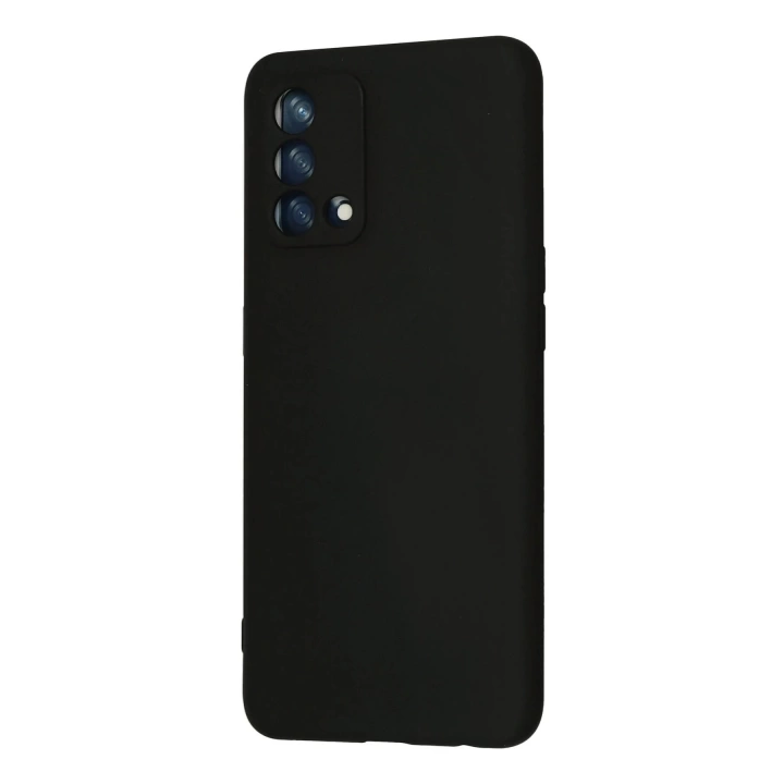 BFS  Oppo A74 4G Kılıf Nano içi Kadife Silikon - Siyah