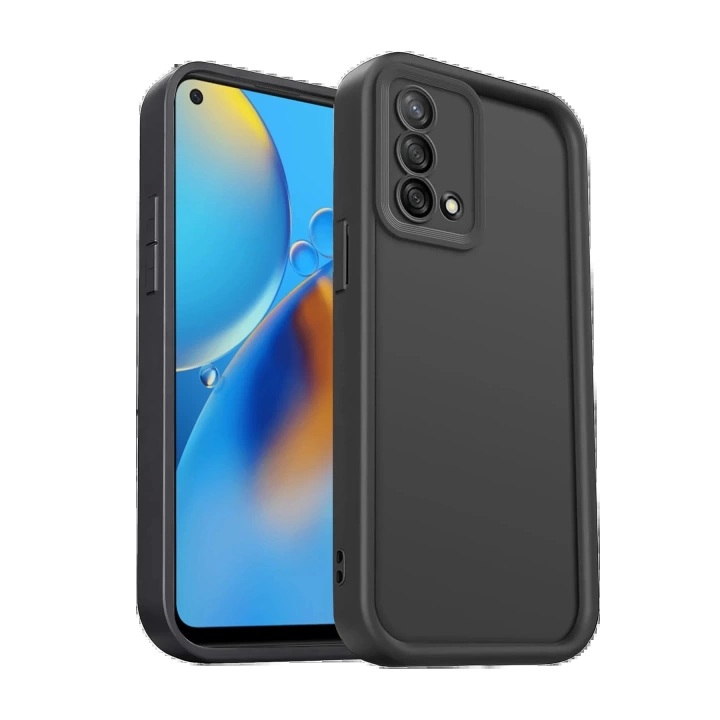 BFS  Oppo A74 4G Kılıf Viera Silikon - Siyah