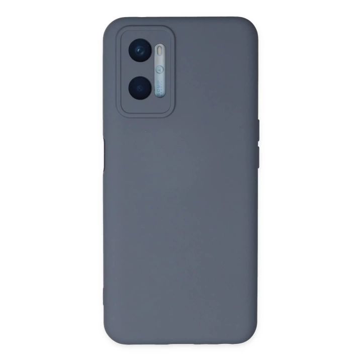 BFS  Oppo A96 Kılıf Nano içi Kadife Silikon - Gri