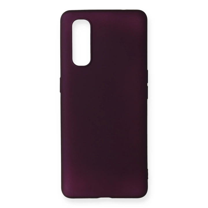 BFS  Oppo Find X2 Kılıf First Silikon - Mürdüm