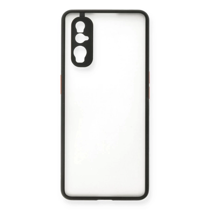 BFS  Oppo Find X2 Kılıf Montreal Silikon Kapak - Siyah