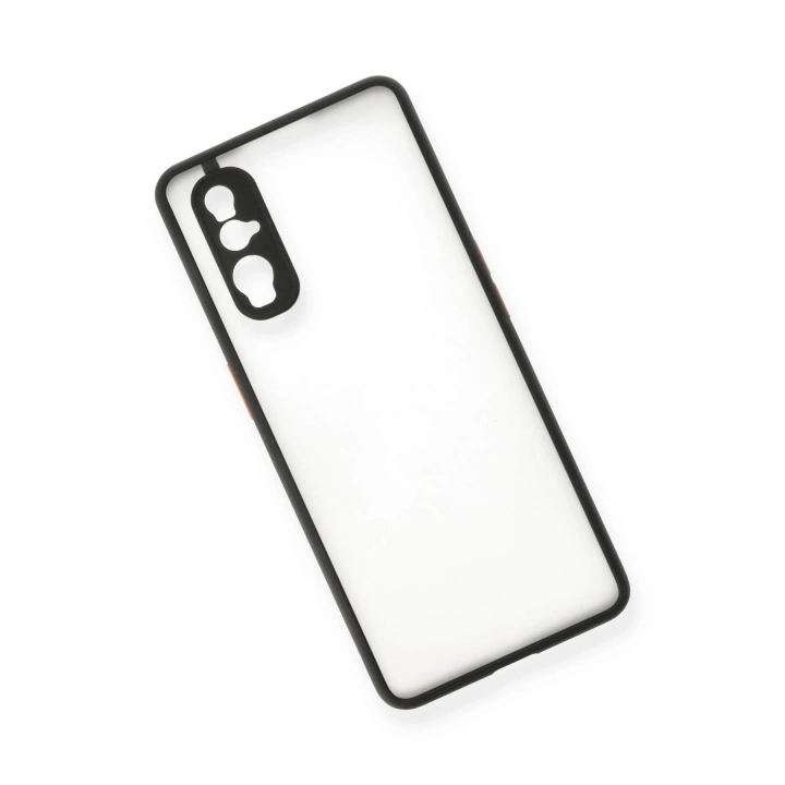 BFS  Oppo Find X2 Kılıf Montreal Silikon Kapak - Siyah