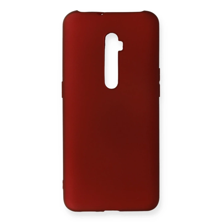 BFS  Oppo Reno 10X Kılıf First Silikon - Bordo