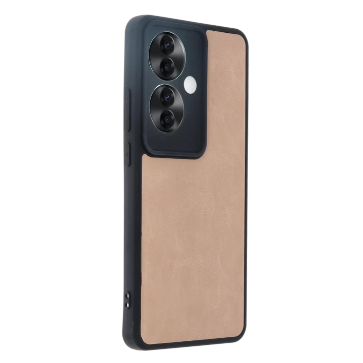 BFS  Oppo Reno 11F Kılıf Aras Deri Kapak - Pudra