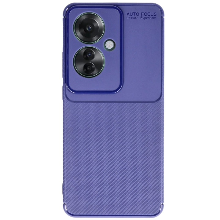 BFS  Oppo Reno 11F Kılıf Auto Focus Karbon Kapak - Lacivert