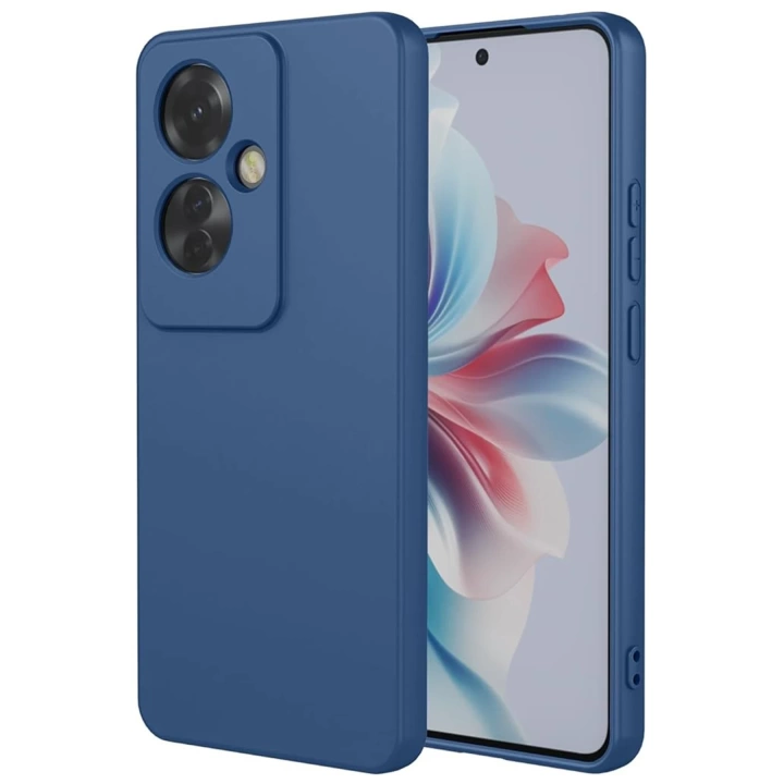BFS  Oppo Reno 11F Kılıf First Silikon - Lacivert