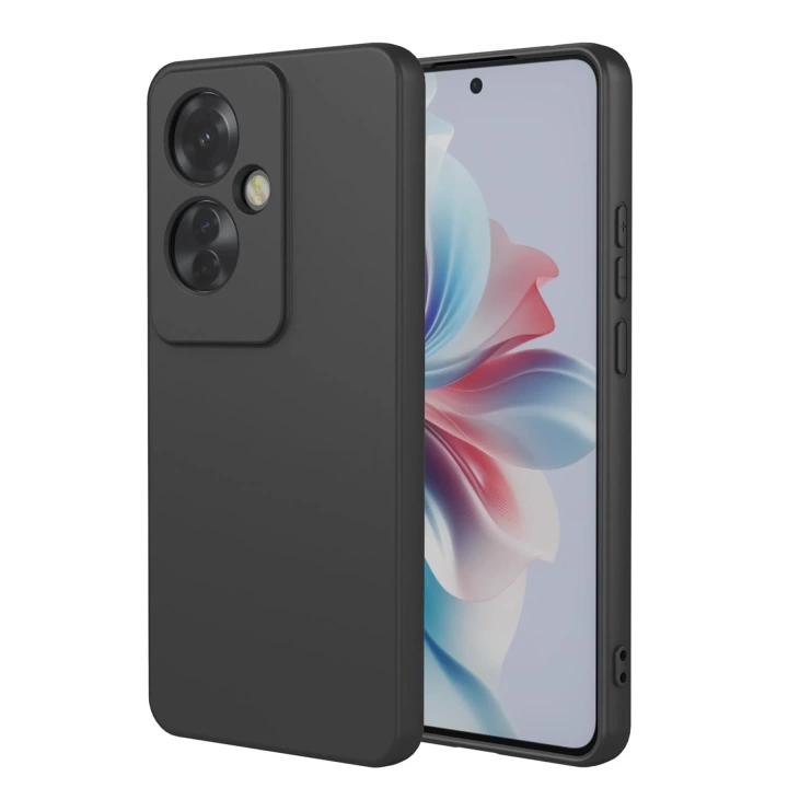 BFS  Oppo Reno 11F Kılıf First Silikon - Siyah