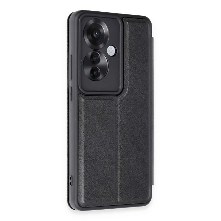 BFS  Oppo Reno 11F Kılıf Flip Cover - Siyah