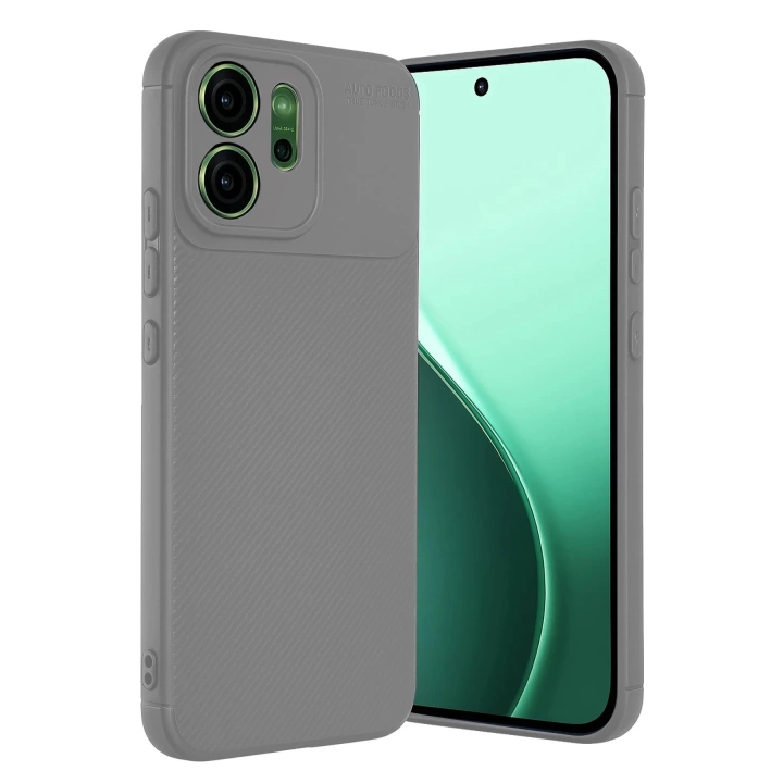 BFS Oppo Reno 14F Auto Focus Karbon Kapak - Gri