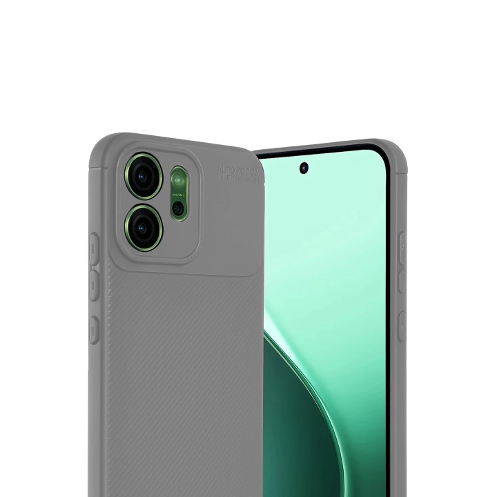 BFS Oppo Reno 14F Auto Focus Karbon Kapak - Gri