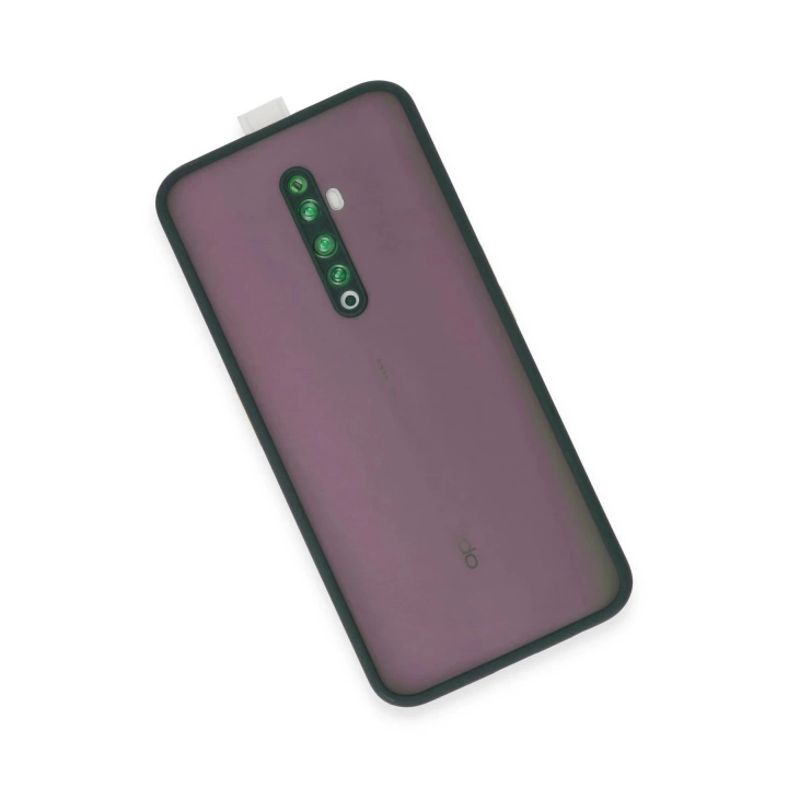 BFS  Oppo Reno 2Z Kılıf Montreal Silikon Kapak - Yeşil