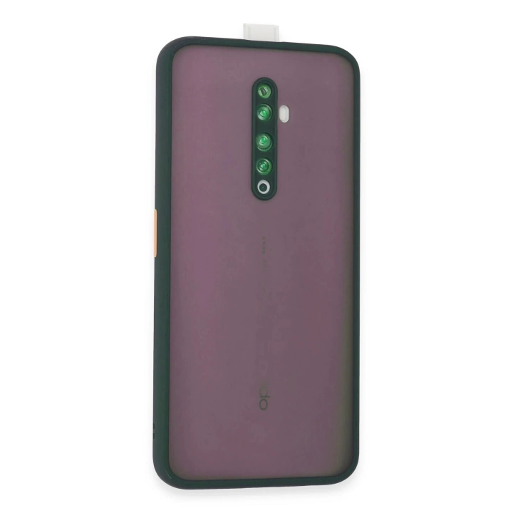 BFS  Oppo Reno 2Z Kılıf Montreal Silikon Kapak - Yeşil