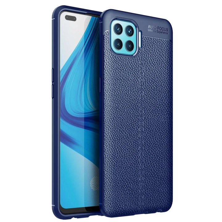 BFS  Oppo Reno 4 Lite Kılıf Auto Focus Kapak - Lacivert