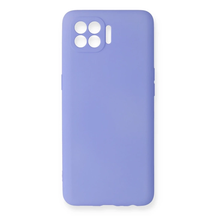 BFS  Oppo Reno 4 Lite Kılıf First Silikon - Lila
