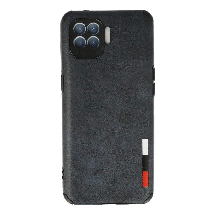 BFS  Oppo Reno 4 Lite Kılıf Loop Deri Silikon - Lacivert