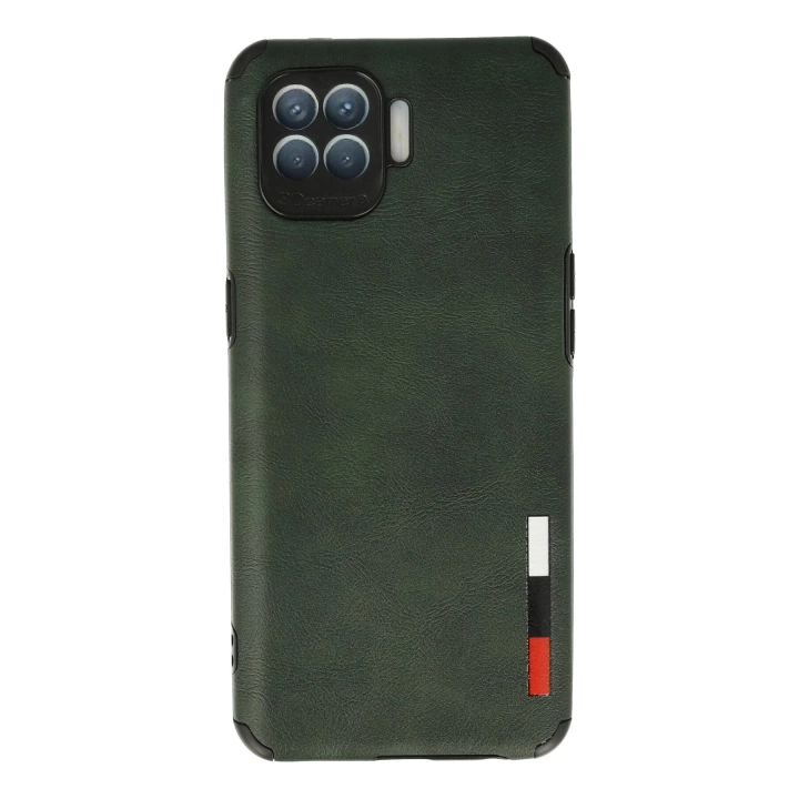 BFS  Oppo Reno 4 Lite Kılıf Loop Deri Silikon - Yeşil