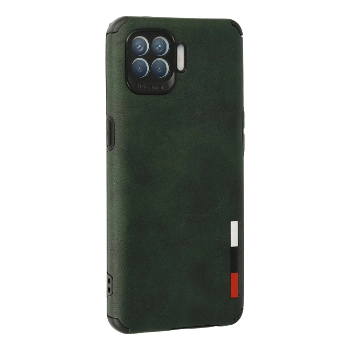 BFS  Oppo Reno 4 Lite Kılıf Loop Deri Silikon - Yeşil