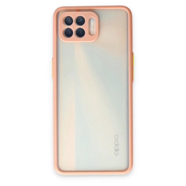 BFS  Oppo Reno 4 Lite Kılıf Montreal Silikon Kapak - Pembe