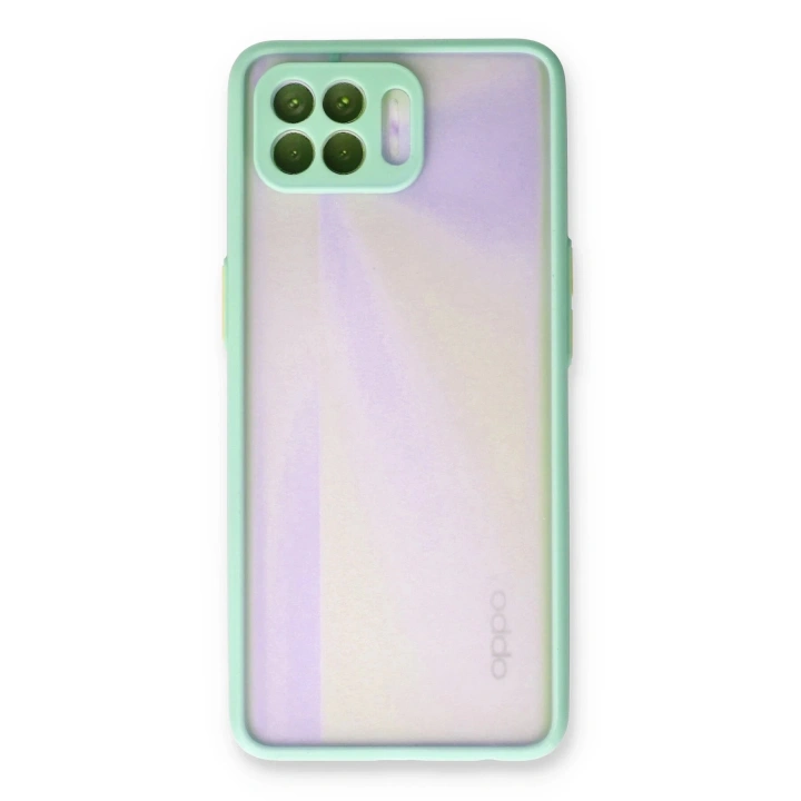 BFS Oppo Reno 4 Lite Kılıf Montreal Silikon Kapak - Turkuaz