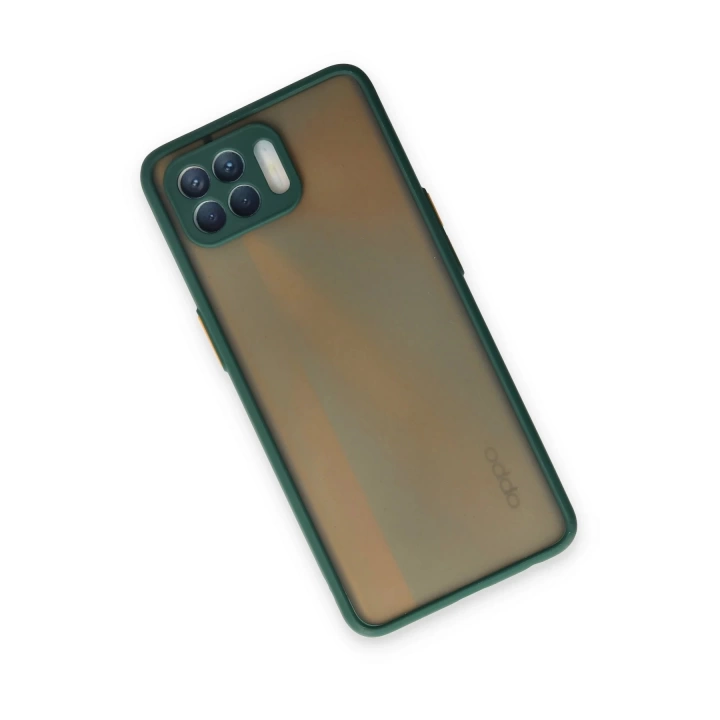 BFS  Oppo Reno 4 Lite Kılıf Montreal Silikon Kapak - Yeşil