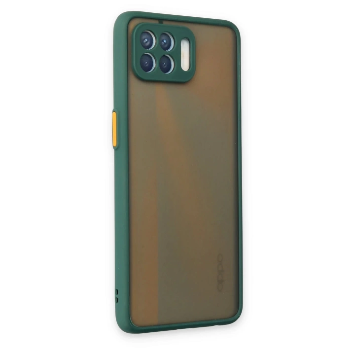 BFS  Oppo Reno 4 Lite Kılıf Montreal Silikon Kapak - Yeşil