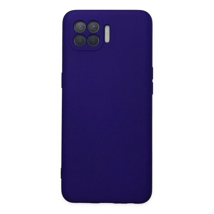 BFS  Oppo Reno 4 Lite Kılıf Nano içi Kadife Silikon - Mor