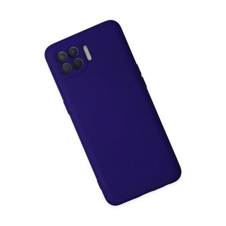 BFS  Oppo Reno 4 Lite Kılıf Nano içi Kadife Silikon - Mor