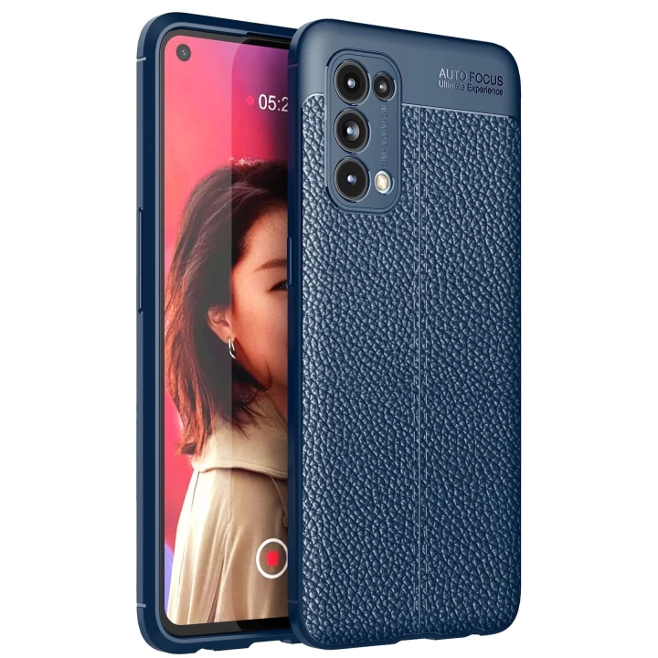 BFS  Oppo Reno 5 Kılıf Auto Focus Kapak - Lacivert