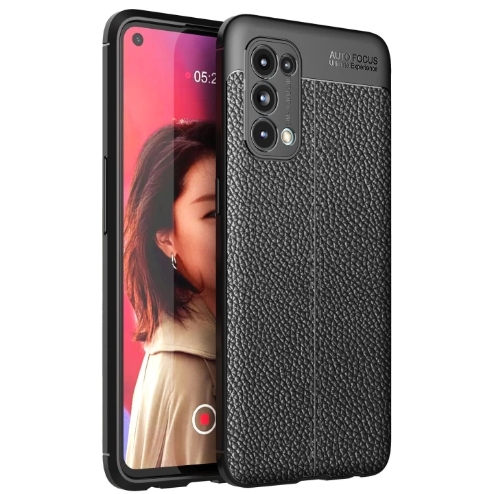 BFS  Oppo Reno 5 Kılıf Auto Focus Kapak - Siyah