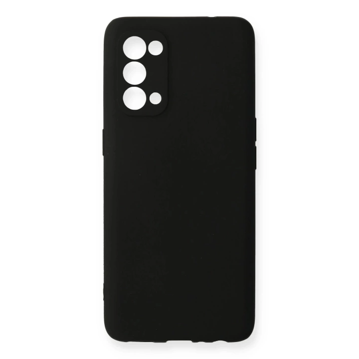 BFS  Oppo Reno 5 Kılıf First Silikon - Siyah