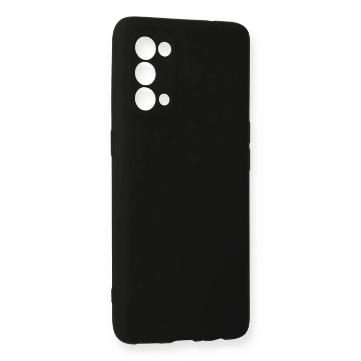 BFS  Oppo Reno 5 Kılıf First Silikon - Siyah