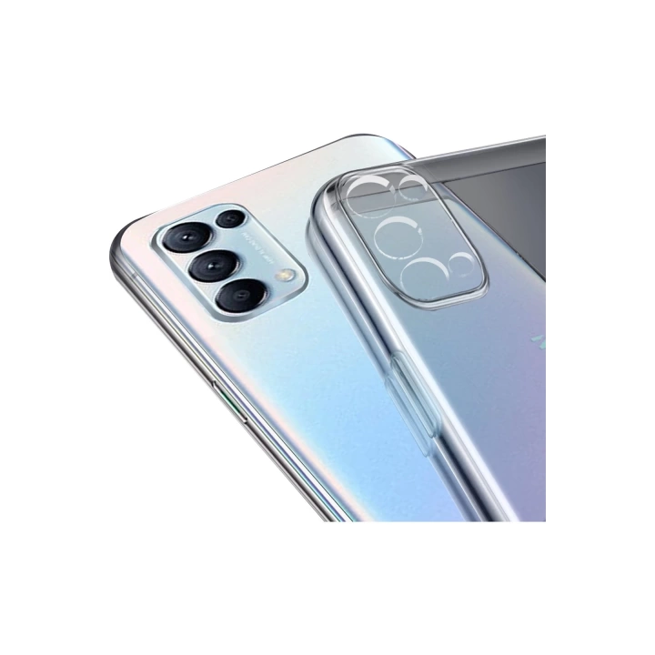 BFS  Oppo Reno 5 Kılıf Lüx Şeffaf Silikon