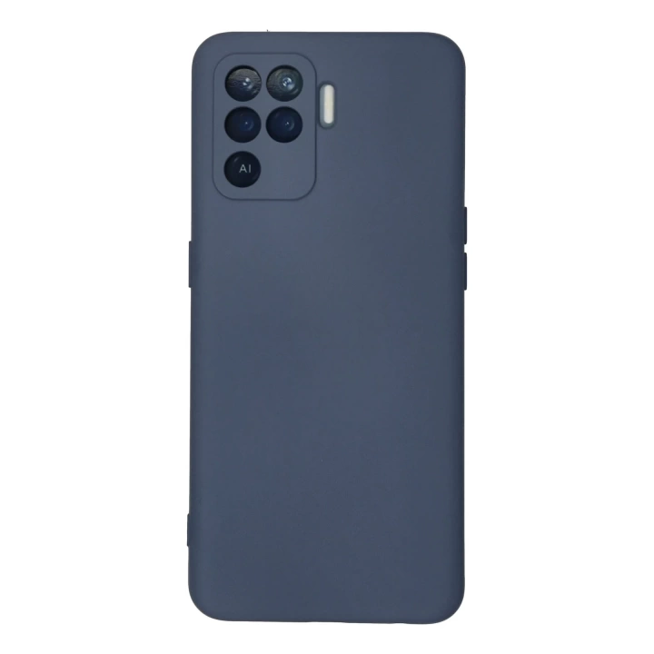 BFS  Oppo Reno 5 Lite Kılıf Nano içi Kadife Silikon - Gri