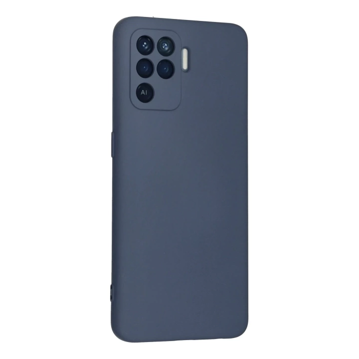 BFS  Oppo Reno 5 Lite Kılıf Nano içi Kadife Silikon - Gri