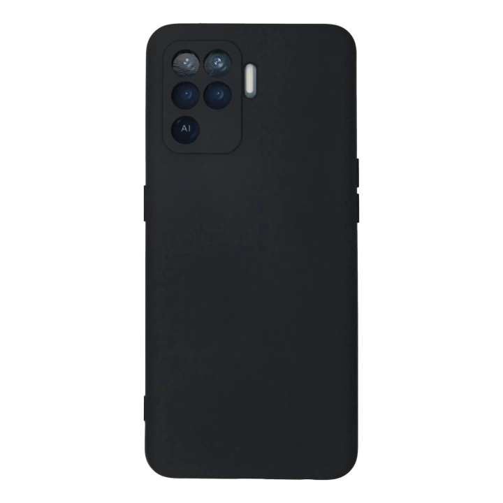 BFS  Oppo Reno 5 Lite Kılıf Nano içi Kadife Silikon - Lacivert