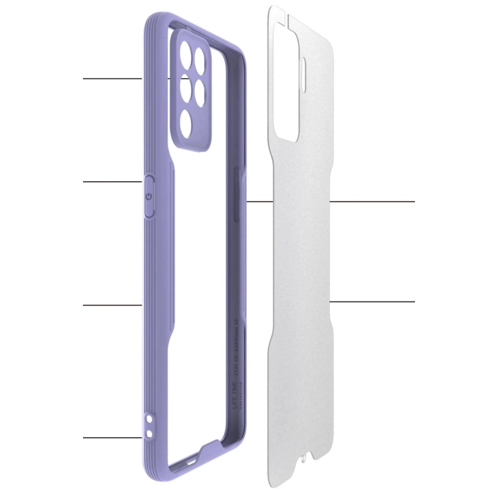 BFS  Oppo Reno 5 Lite Kılıf Platin Silikon - Sarı