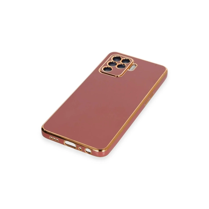 BFS  Oppo Reno 5 Lite Kılıf Volet Silikon - Kırmızı
