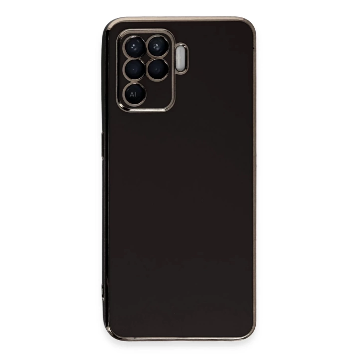 BFS  Oppo Reno 5 Lite Kılıf Volet Silikon - Siyah