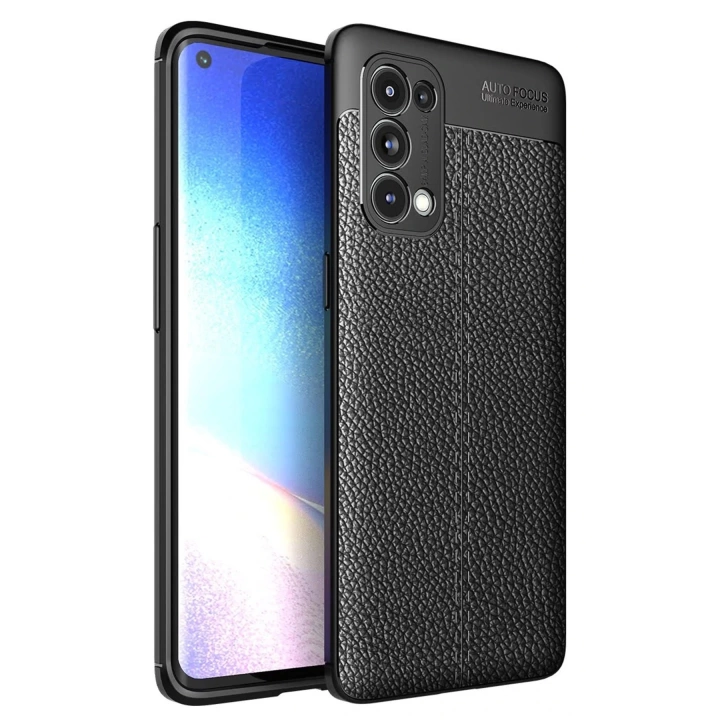 BFS  Oppo Reno 5 Pro Kılıf Auto Focus Kapak - Siyah