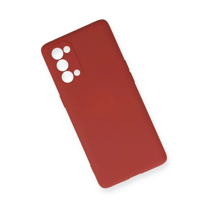 BFS  Oppo Reno 5 Pro Kılıf Nano içi Kadife Silikon - Kiremit